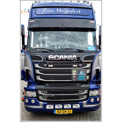 Sun Visor Scania 4-Series - Type 2A - Highline - 2 Lightholes