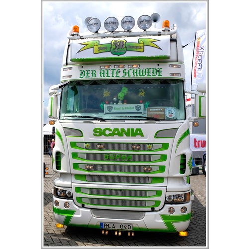 Sonnenblende Scania 4-Series - Typ 3D - Highline - 7 Lichtöffnungen