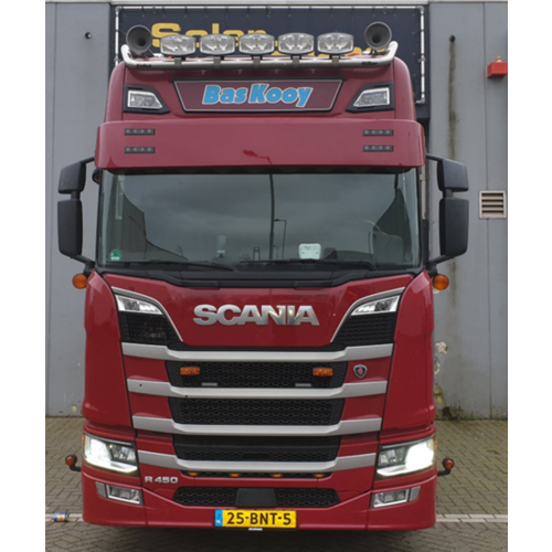 Sun Visor Scania Next Generation - Flaat Bottom - 4 Lightholes