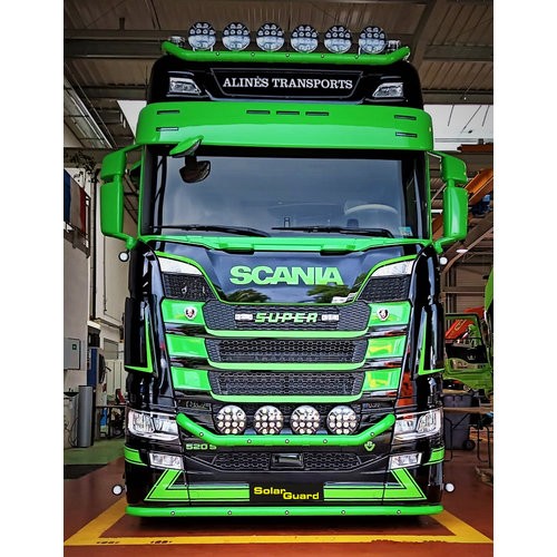 Sunvisor Scania Next Generation - Flaat Bottom - 7 Lightholes