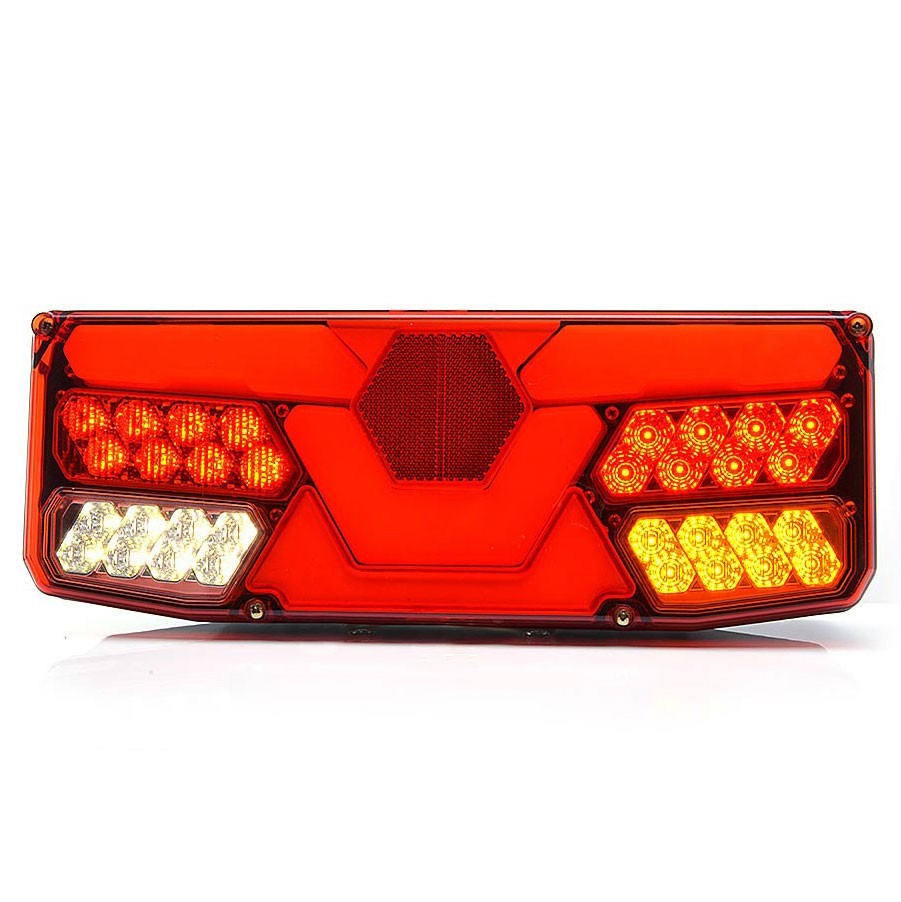 5-Chamber LED Tractor Taillight - Right - 12-24V