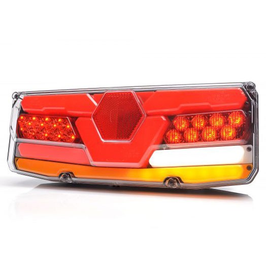 5-Chamber LED Tractor Taillight - Left - 12-24V