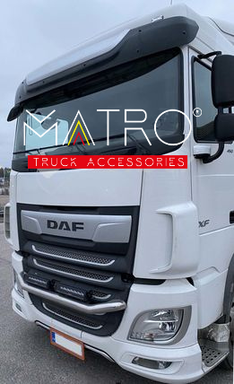 Sun visor DAF XF Space Cab 2017+ incl. mouting brackets