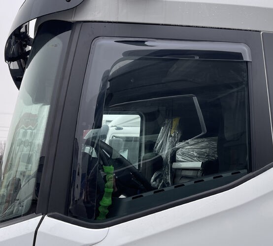 Side Window Deflectors Long Model for DAF XD/XF/XG/XG+ | Tape Mounting