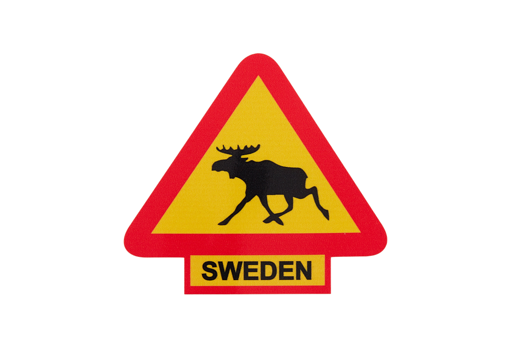 Warning Moose - Sticker