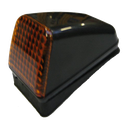 Halogen Roof Marker Light - Flat Rubber - Amber Lens