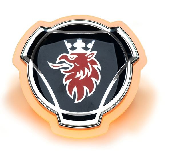 Scania LED emblem multi color "Amber"