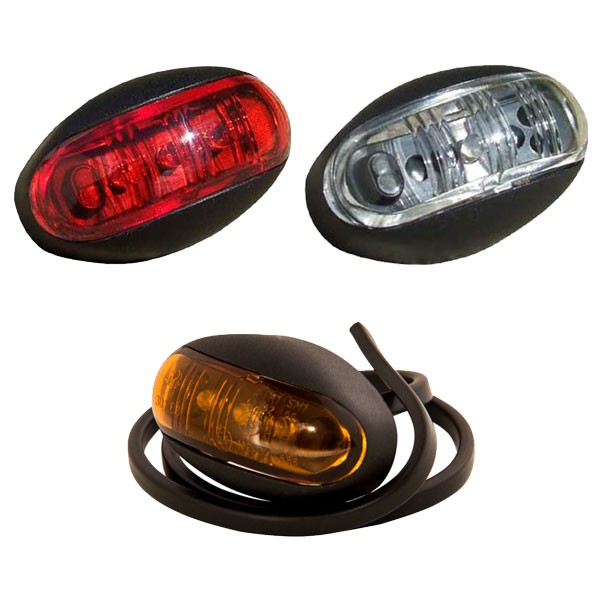 Led position light 3 leds red