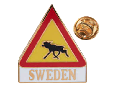 [501008] Pin - Sweden Moose