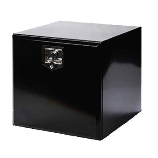 [47167050] Toolbox Black Powdercoated Steel - 700x500x500 mm