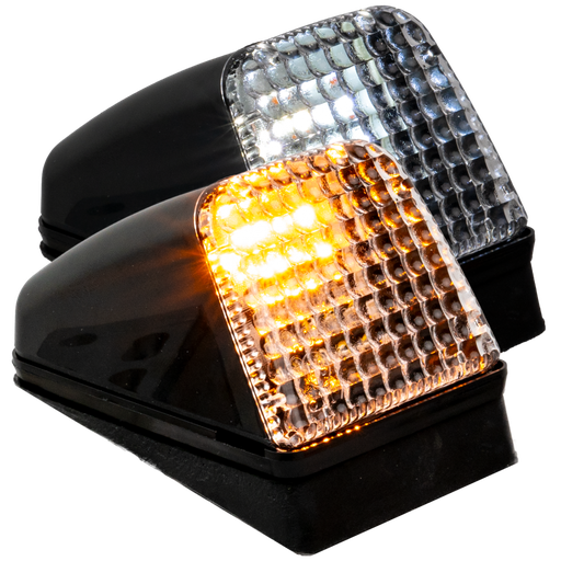 [58001012WA-LED] Volvo Top Light Clear Lens - white/amber LED