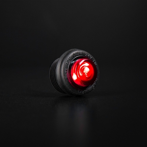 [5800432] Freedom black raven position light - red 12-24V