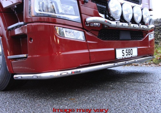 [SLA22/W] LoBar Aluminum - Scania R/S NextGen Low Bumper - 5 White & 2 Amber LED