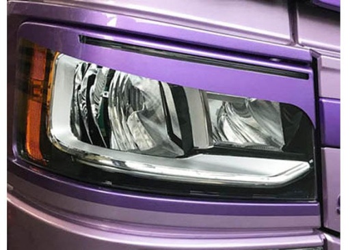 [20000071] Headlight spoiler (L+R) Scania NextGen with daytime running light cutout