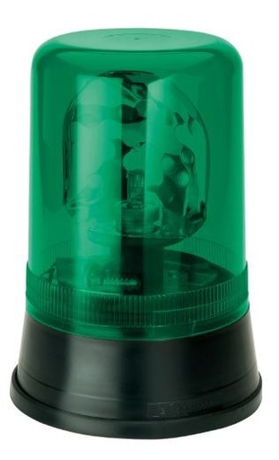 [4635595G] AEB "595" 24V rotating beacon - Green lens