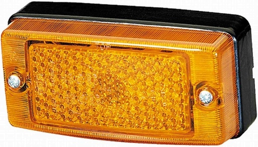 [463361001] Hella - Orange Marker Light with Reflector