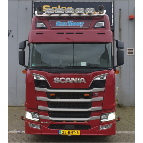 [7SCNG4AFBN5] Sonnenblende Scania NextGen - flacher Boden - 5 Lichtöffnungen