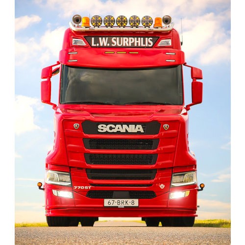 [7SCNG5ARBN7] Sonnenblende Scania Next Generation - runder Boden - 7 Lichtöffnungen