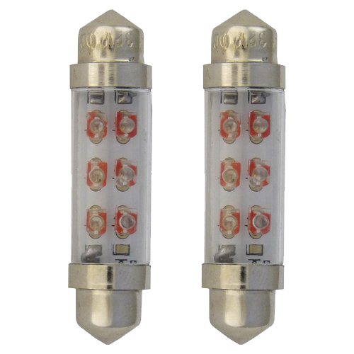 [593537904] SV8.5 6 LED's (2 Pc's) - Red